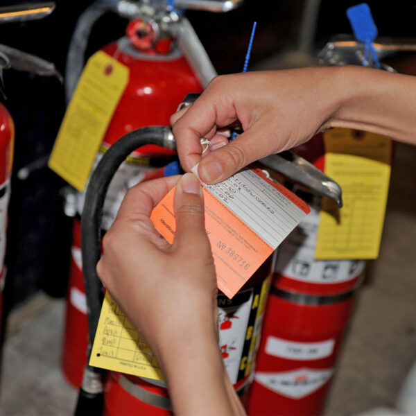 hydrostatic testing of fire extinguishers